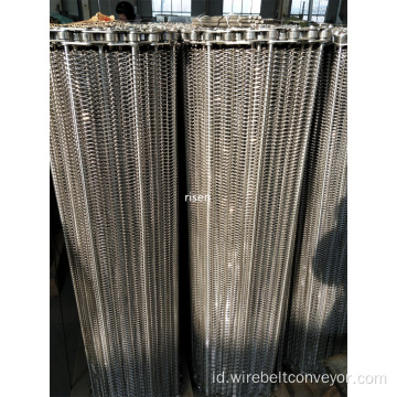 Sistem sabuk konveyor stainless steel